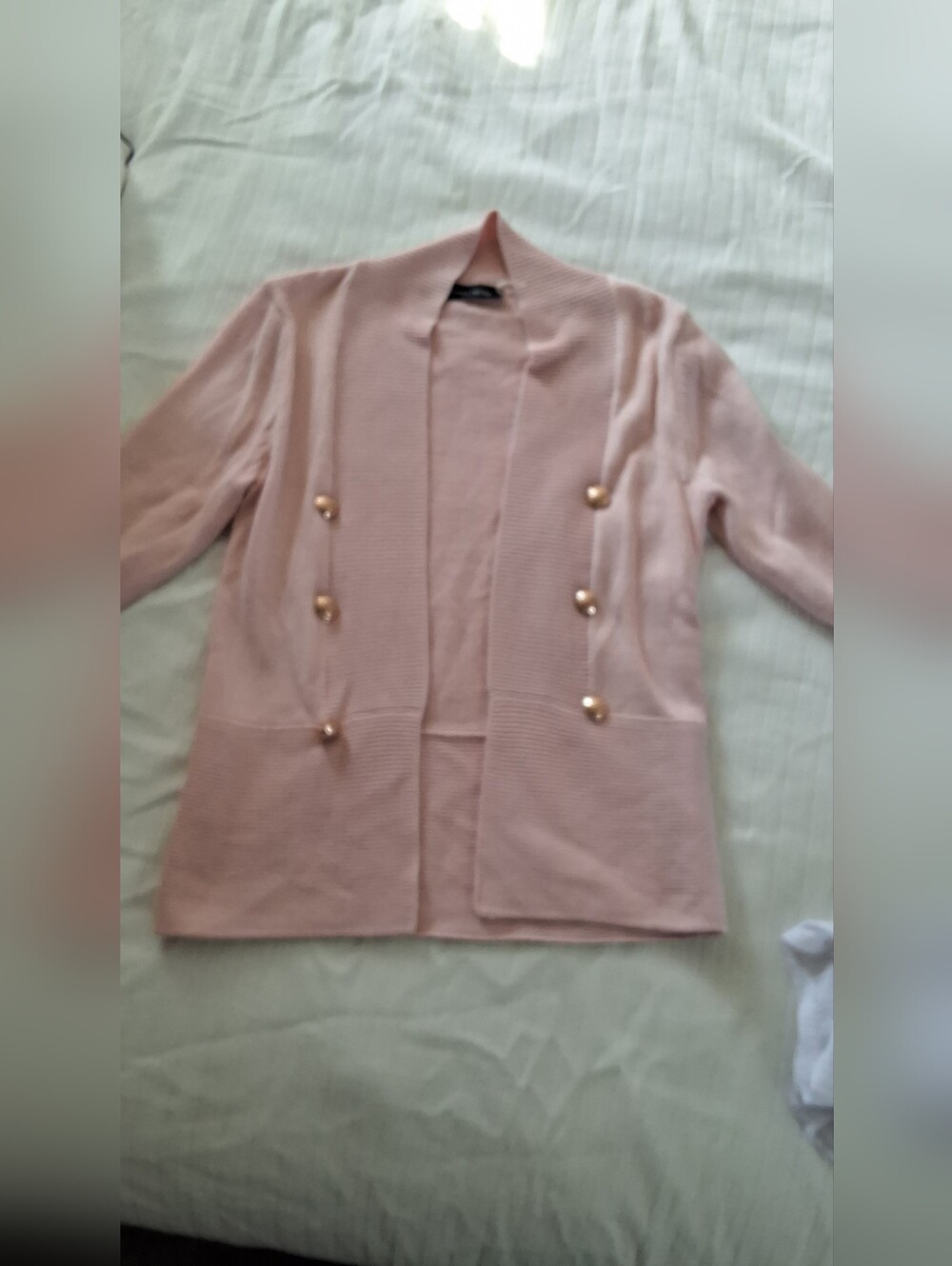 Ivanka Trump Pale Pink Knit Cardigan